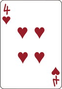ハートの4
